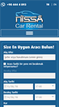 Mobile Screenshot of nissacarrental.com